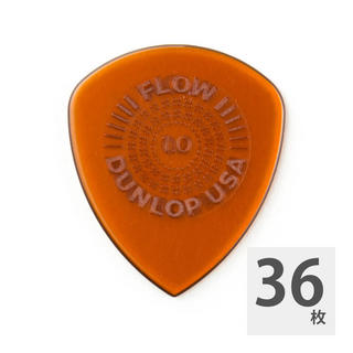Jim DunlopFLOW STANDARD PICK 549R10 1.0mm ギターピック×36枚