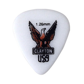 CLAYTON Acetal Polymer 1.26mm スタンダード ギターピック×36枚