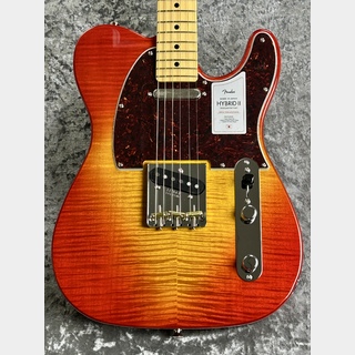 Fender ～2024Collection～ MIJ Hybrid II TL FMT/Maple -Sunset Orange Transparent- #JD24030645【3.18kg】