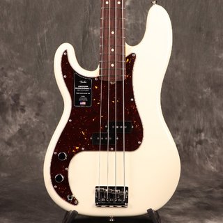 FenderAmerican Professional II Precision Bass Left-Hand Rosewood Fingerboard Olympic White[S/N US23118676]