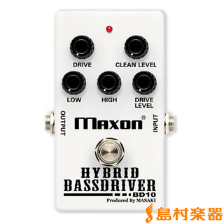 MaxonBD10 Hybrid Bass Driver オーバードライブ ベースエフェクター