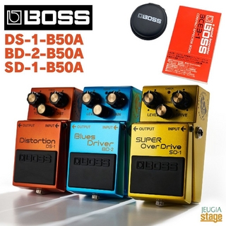 BOSS DS-1-B50A,BD-2-B50A,SD-1-B50A (50th Anniversary) Set