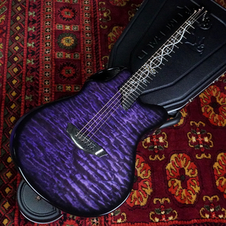 Emerald Guitars X20 Quilted Maple Top Purple w/ Element P.U