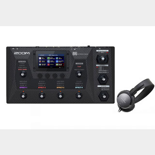 ZOOMB6 Multi-Effects Processor [ヘッドフォンプレゼント!!]【WEBSHOP】