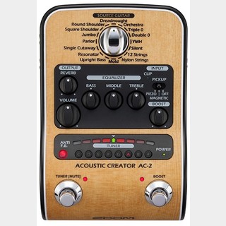 ZOOM AC-2 Acoustic Creator《アコギ用プリアンプ》【オンラインストア限定】