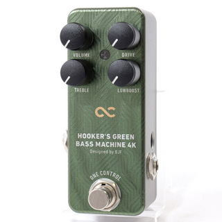 ONE CONTROL Hooker's Green Bass Machine 4K ベース用 歪み エフェクター【池袋店】