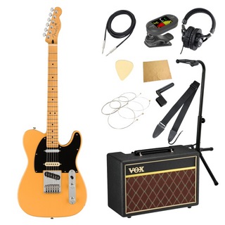 Fenderフェンダー Player Plus Nashville Telecaster BTB エレキギター VOXアンプ付き 入門11点 初心者セット