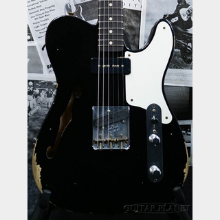 Fender Custom ShopGuitar Planet Exclusive Custom P90 Thinline Telecaster Relic -Aged Black-