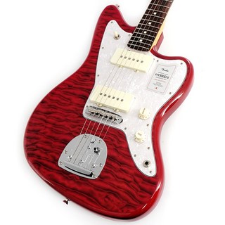 Fender2024 Collection Hybrid II Jazzmaster QMT (Red Beryl/Rosewood)