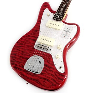 Fender 2024 Collection Hybrid II Jazzmaster QMT (Red Beryl/Rosewood)