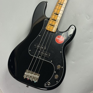 Squier by FenderClassic Vibe ’70s Precision Bass Black プレシジョンベース【現物写真】