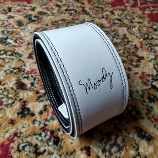 MoodyLeatherStrap Leather＆Suede 2.5Standard White/Black