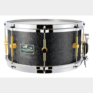 canopus The Maple 8x14 Snare Drum Black Spkl
