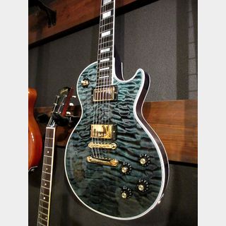 Gibson Custom Shop M2M 68 Les Paul Custom 5A Quilted Maple Top / Gross Nordic Blue No Guard