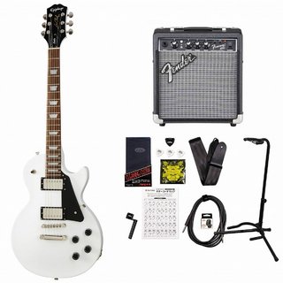 Epiphone inspired by Gibson Les Paul Studio Alpine White エピフォン レスポール スタジオ FenderFrontman10Gアン
