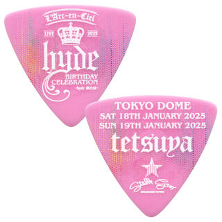 STELLA GEAR ステラギア SG-P-LIVE 2025/1/18-19 PINK ギターピック hyde誕生祭 tetsuyaモデルピック×10枚