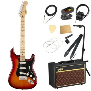 FenderPlayer Stratocaster Plus Top MN Aged Cherry Burst エレキギター VOXアンプ付き 入門11点 初心者セット