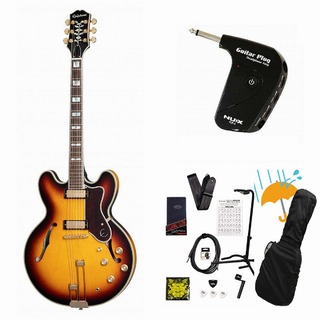 EpiphoneSheraton with Frequensator Vintage Sunburst シェラトン GP-1アンプ付属エレキギター初心者セットR【WEBS