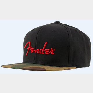 Fender Camo Flatbill Hat, Camo, One Size 【御茶ノ水本店】