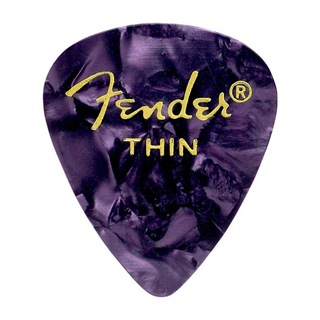 Fender フェンダー 351 Shape Purple Moto Thin ギターピック 12枚入り