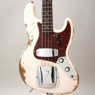 Fender Custom Shop1961 Jazz Bass Heavy Relic (Super Faded Aged Shell Pink/Matching Head)
