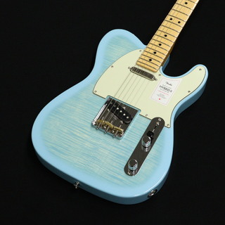 Fender 2024 COLLECTION, MADE IN JAPAN HYBRID II TELECASTER Flame Celeste Blue