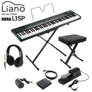 KORG L1SP MG キーボード 電子ピアノ 88鍵盤 ヘッドホン・Xイス・ダンパーペダルセット