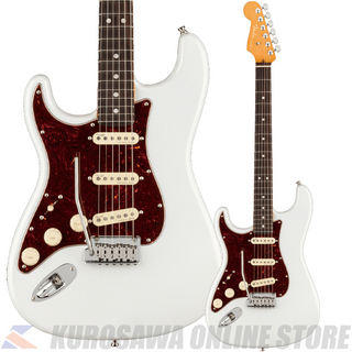 Fender American Ultra Stratocaster Left-Hand, Rosewood, Arctic Pearl 【小物セットプレゼント】(ご予約受付中)