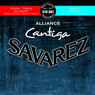 SAVAREZ510ARJ クラシックギターセット弦 ALLIANCE/CANTIGA Mixed tension510-ARJ