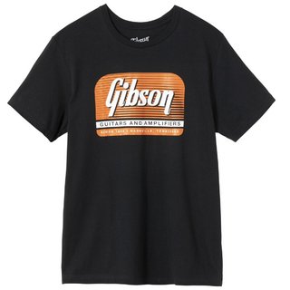 GibsonGA-TEE-GAMP-BLK-LG Guitars and Amplifiers Tee (Black) Large ギブソン Tシャツ Lサイズ【WEBSHOP】