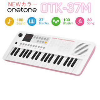 onetoneOTK-37M WHPK ミニ鍵盤キーボード USBケーブル付子供 キッズ