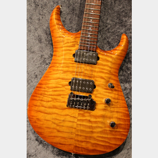 Koca Guitars Light DC Carved 5A Chocolate Quilt Top/Quilt Maho Back/ Roasted Birdseye Maple Neck/Snakewood FB