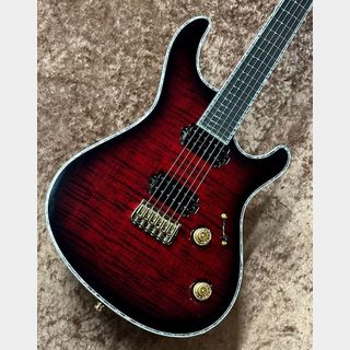 MAYONES Regius 6 -Trans Dirty Red Burst Gloss-