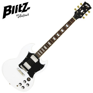 BLITZ BY ARIAPROII BSG-STD WH SGタイプ ホワイト エレキギター