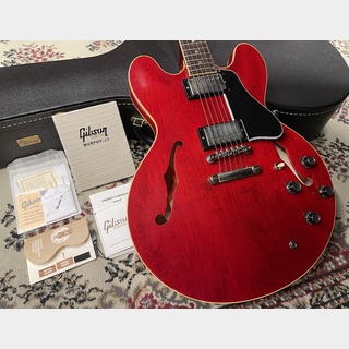 Gibson Custom Shop Murphy Lab 1961 ES-335 Reissue Ultra Light Aged #131132 Sixties Cherry≒3.57kg