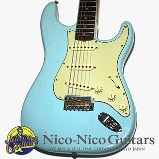 Fender Custom Shop2023 1964 Stratocaster Journeyman Relic (Faded Aged Daphne Blue)