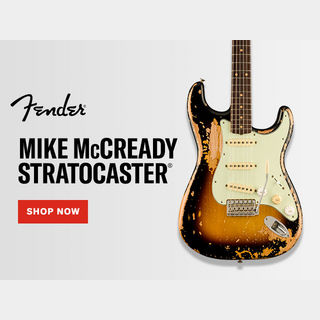 FenderMike McCready Stratocaster 3-Color Sunburst "Road Worn Lacquer × Ultimate Relic"【ご予約受付中!】