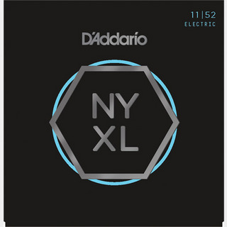 D'Addario NYXL1152 11-52 ミディアムトップヘビーボトムエレキギター弦