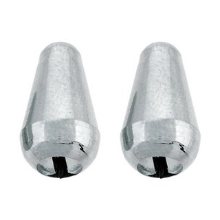 ALLPARTS CHROME USA SWITCH TIPS FOR STRATOCASTER&REG (QTY 2)/SK-0710-010【お取り寄せ商品】