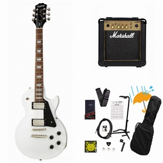 Epiphone inspired by Gibson Les Paul Studio Alpine White エレキギター レスポール スタジオ Marshall MG10アンプ