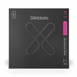 D'Addario ダダリオ XTE0942-3P XT Nickel Super Light エレキギター弦 3セットパック×2パック（6SET）