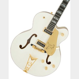 GretschG6136-55 Vintage Select Edition '55 Falcon Hollow Body with Cadillac Tailpiece Vintage White Lacquer