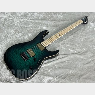 E-II M-II NT HS QM (Black Turquoise Burst)