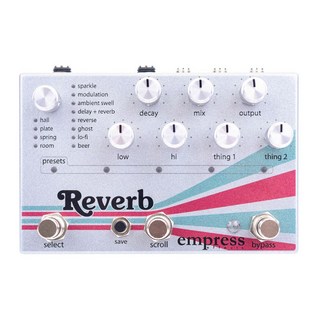 Empress Effects Reverb -High-Quality Stereo Reverb-