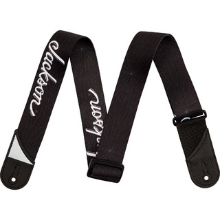 JacksonJackson White Logo Strap Black 2” ストラップ