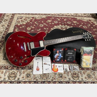 Gibson Custom Shop Inspired by Series Lee Ritenour ES-335 Antique Faded Cherry Signed & Aged 2008年製【4.06kg】