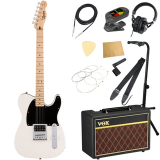 Squier by Fender Sonic Esquire H MN AWT エレキギター テレキャスター VOXアンプ付き 入門11点 初心者セット