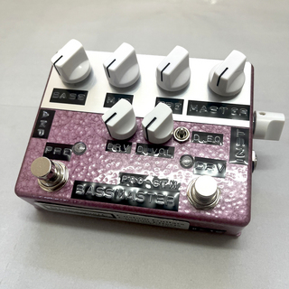 Shin's Music Bass Master Preamp-Pro-Custom D.EQ-Sw. (Raspberry Hammer / Wht Knob) 【当店オーダー品】