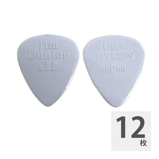 Jim Dunlop44R Nylon Standard 0.60mm ナイロン ギターピック×12枚