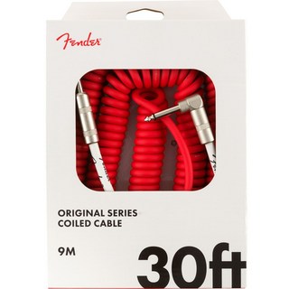 Fender ORIGINAL SERIES COIL CABLE 30FEET (FIESTA RED)(#0990823005)